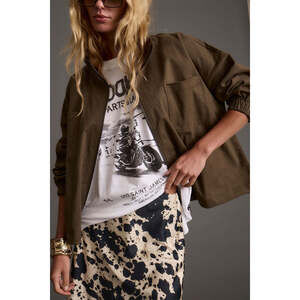 12th Tribe Fairfax Olive Canvas Relaxed Fit Utility Jacket Size LL